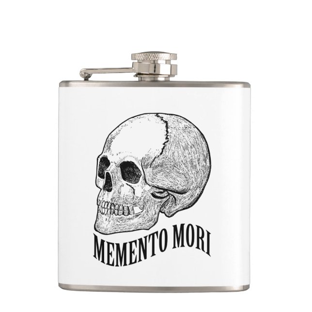 Petaca Memento mori (Anverso)