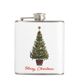 Petaca Merry Christmas. Christmas Tree