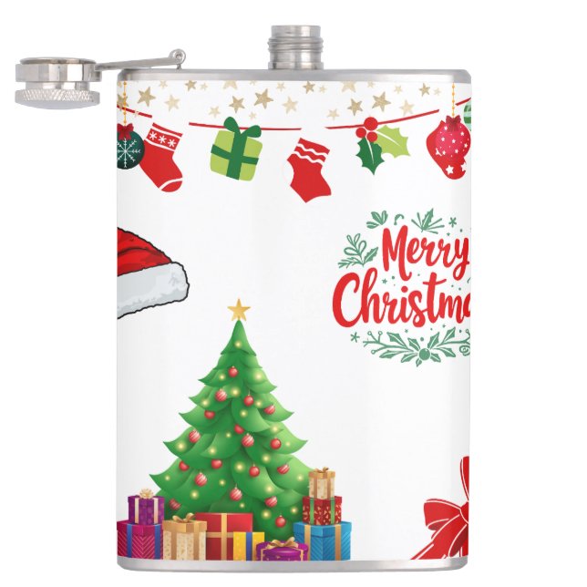 Petaca Merry Christmas Wine Flask (Abierto)