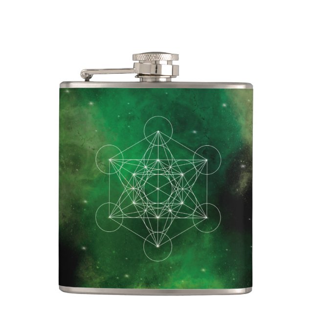 Petaca Metatron, chakra,zen,sacred geometric, angel (Anverso)