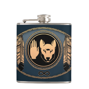 Petaca Metis Art Flask Personalizado Metis Rebelde Bander