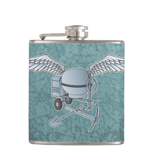 Petaca Mezcla de hormigón azul-gris