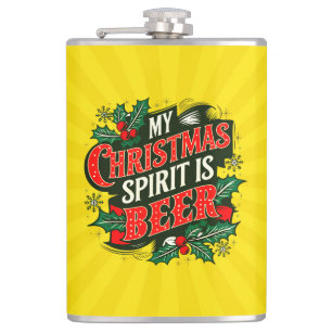 Petaca Mi espíritu Navidad es Beer-89379