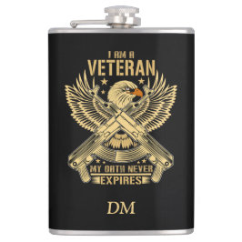 Petaca Mi juramento nunca caduca el veterano águila