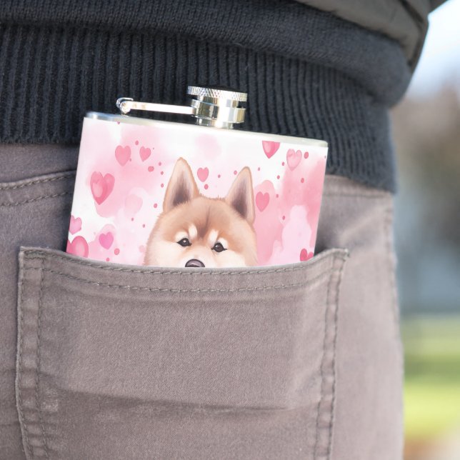 Petaca Mi Perro Akita Es Mi Nombre Personalizado De San V (In Situ)