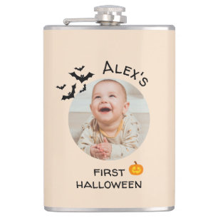 Petaca Mi primera máscara de Halloween   Foto de niño per