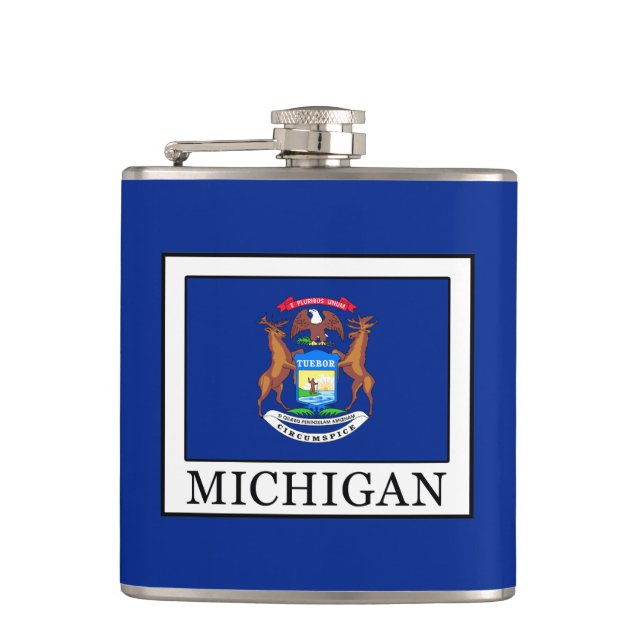 Petaca Michigan (Anverso)