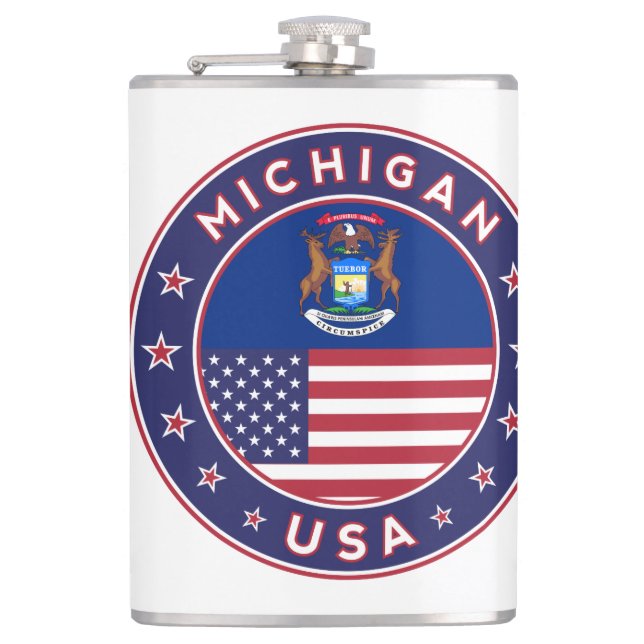 Petaca Michigan (Anverso)