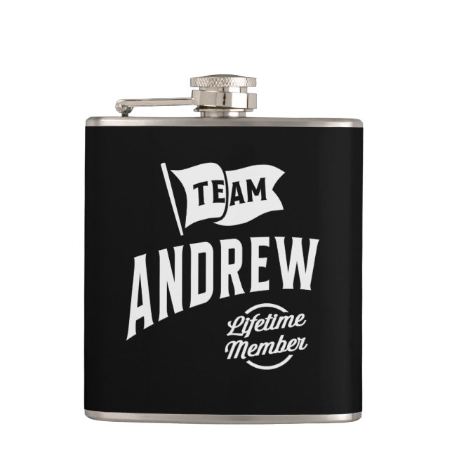 Petaca Miembro de Team Andrew Lifetime (Anverso)