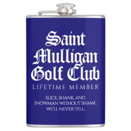 Petaca Miembro del Club de Golf Funny Saint Mulligan de p