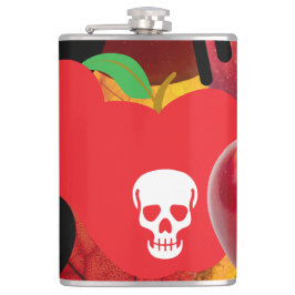 Petaca Mikitiez calavera roja veneno de manzana tóxica ve