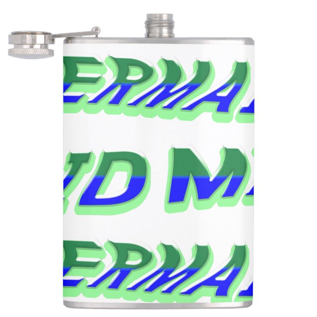 Petaca Mikitiez océano mermaid venus azul mar (Abierto)