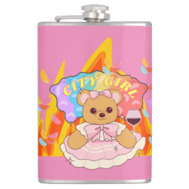 Petaca Mikitiez verano osito de peluche gelatina fuego de