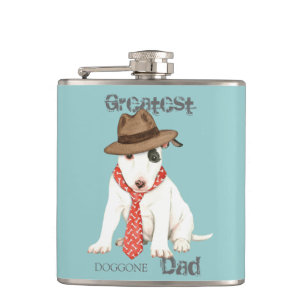 Petaca Miniatura Bull Terrier Dad