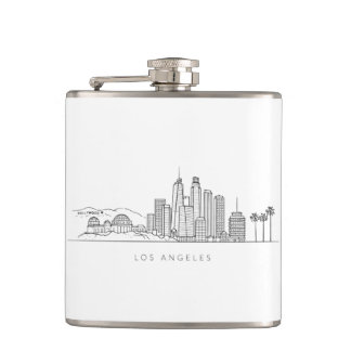 Petaca Minimalist Los Angeles Skyline Illustration