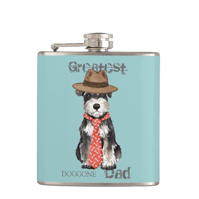 Petaca Ministra Schnauzer Dad (Anverso)