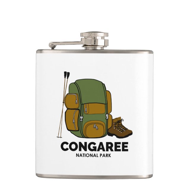 Petaca Mochila del Parque Nacional Congaree (Anverso)