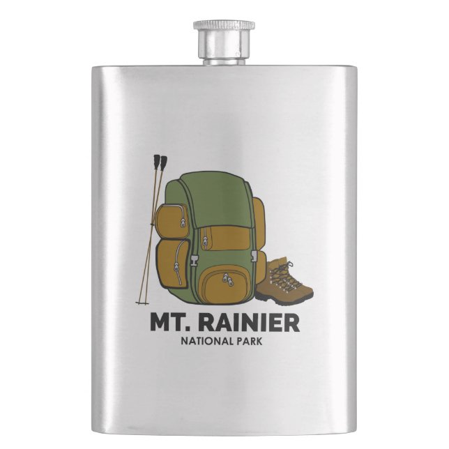 Petaca Mochila del Parque Nacional de Rainier (Anverso)