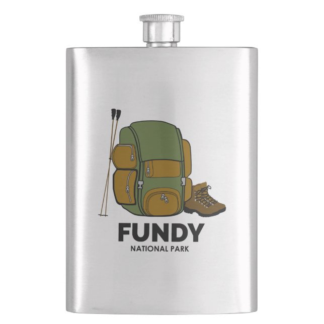 Petaca Mochila del Parque Nacional Fundy (Anverso)