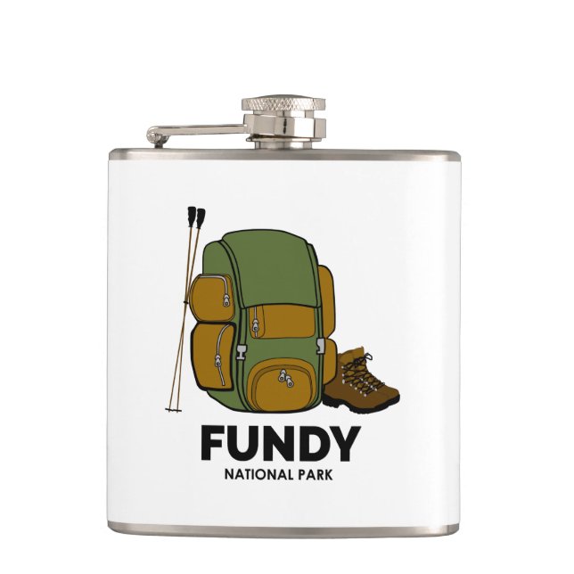 Petaca Mochila del Parque Nacional Fundy (Anverso)