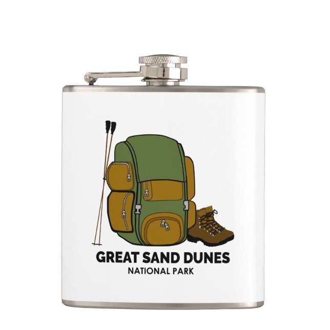 Petaca Mochila del parque nacional Great Sand Dunes (Anverso)