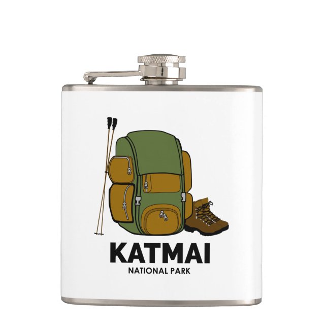 Petaca Mochila del Parque Nacional Katmai (Anverso)