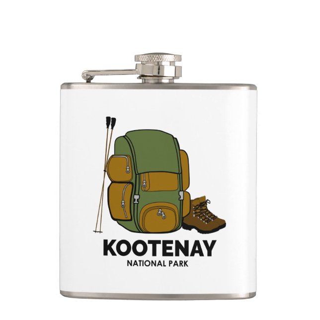 Petaca Mochila del Parque Nacional Kootenay (Anverso)