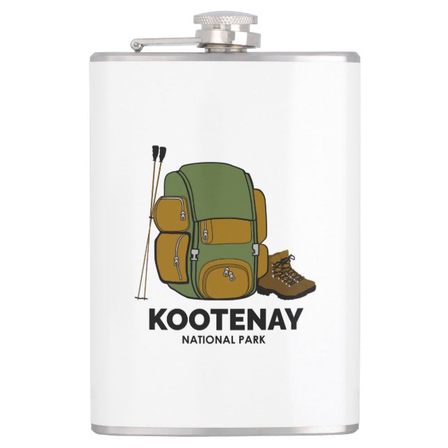 Petaca Mochila del Parque Nacional Kootenay (Anverso)