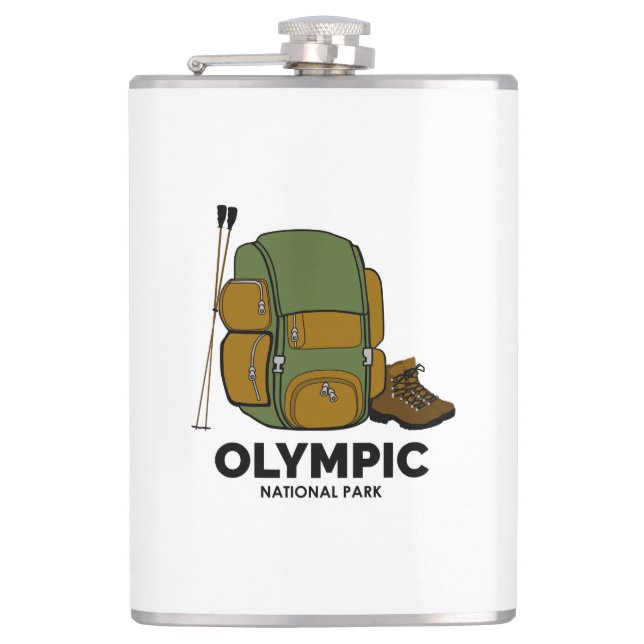 Petaca Mochila del Parque Nacional Olímpico (Anverso)