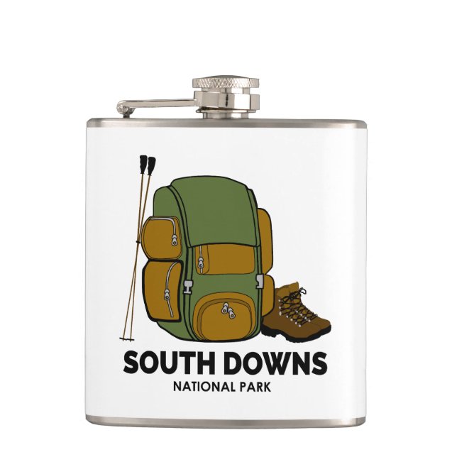 Petaca Mochila del parque nacional South Downs (Anverso)