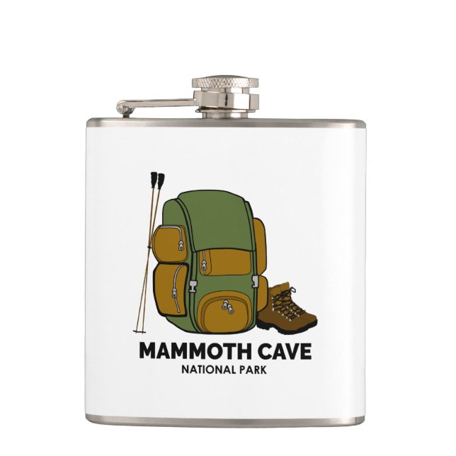 Petaca Mochila para Parque Nacional Mammoth Cave (Anverso)