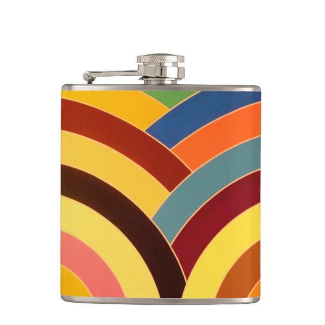 Petaca moda chevron moderno y elegante (Anverso)