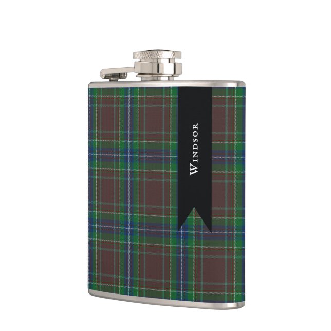 Petaca Moda de la caza de Diana Princesa Tartan Plaid (Izquierda)