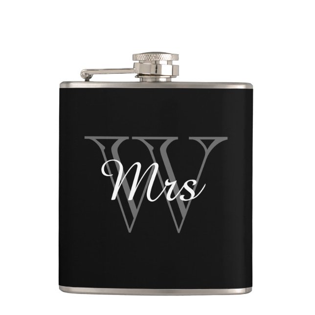 Petaca MODA FLASK_ " señora" EN MONOGRAMA (Anverso)