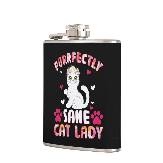 Petaca Moda Lady Cat, Gato Purfectamente Sane (Izquierda)