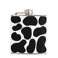 Modelo blanco y negro de la impresión de la vaca
