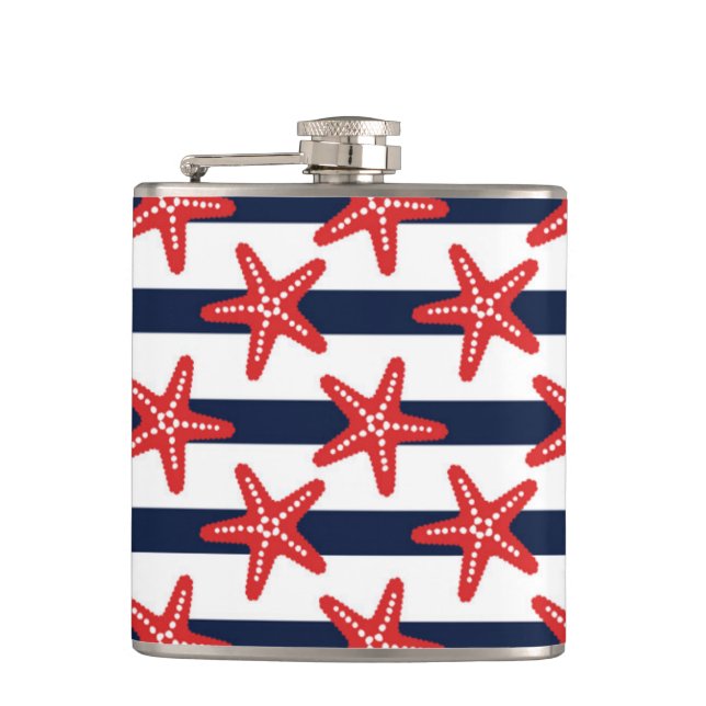 Petaca Modelo de barras y estrellas (Anverso)