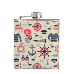 Petaca Modelo de la vida marina