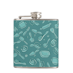 Petaca Modelo de los utensilios de la cocina