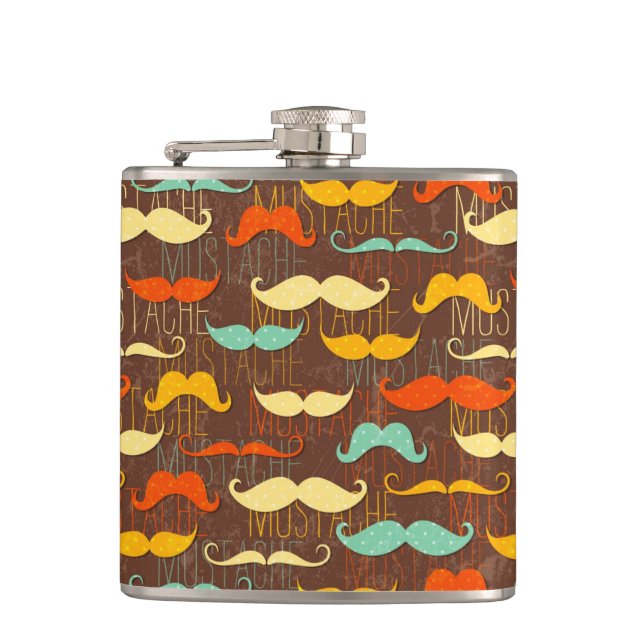 Petaca Modelo del bigote (Anverso)