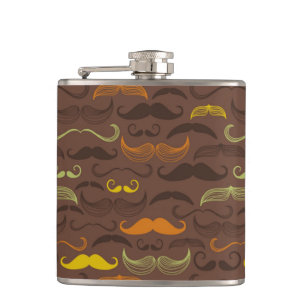 Petaca Modelo del bigote, estilo retro 5