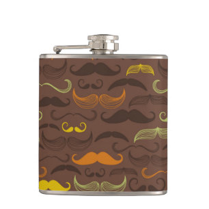 Petaca Modelo del bigote, estilo retro 5