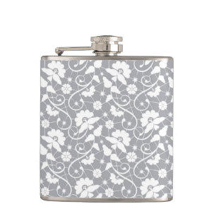 Petaca Modelo floral del cordón