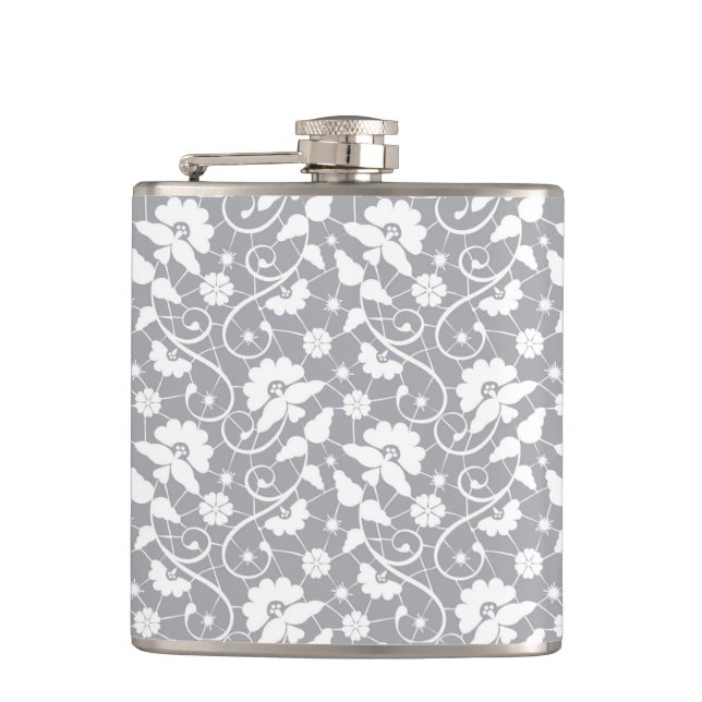 Petaca Modelo floral del cordón (Anverso)