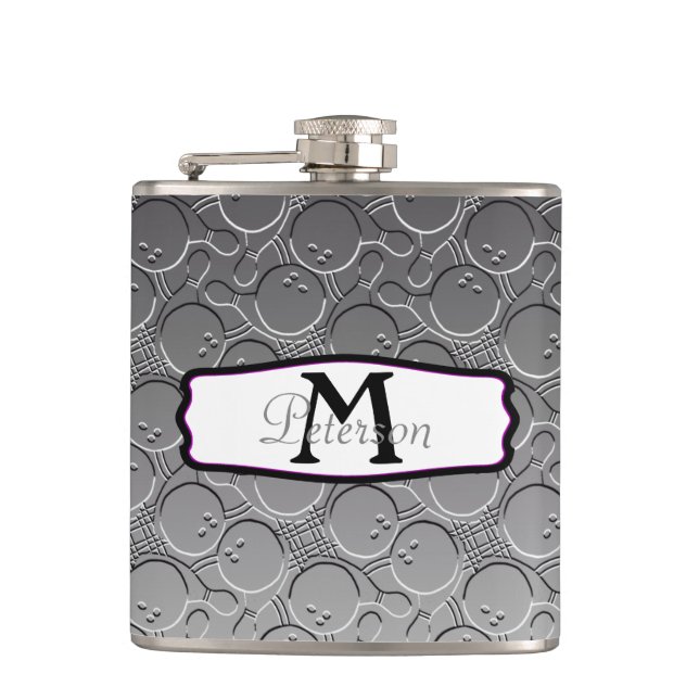 Petaca Modelo Personalizable de la mirada de Chrom de la (Anverso)