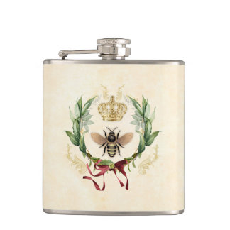 Petaca Moderna Abeja Botánica Vintage