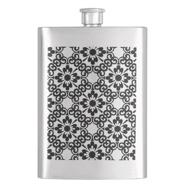 PETACA MODERNA CASA DE CAMPO BLANCA Y NEGRO (Anverso)