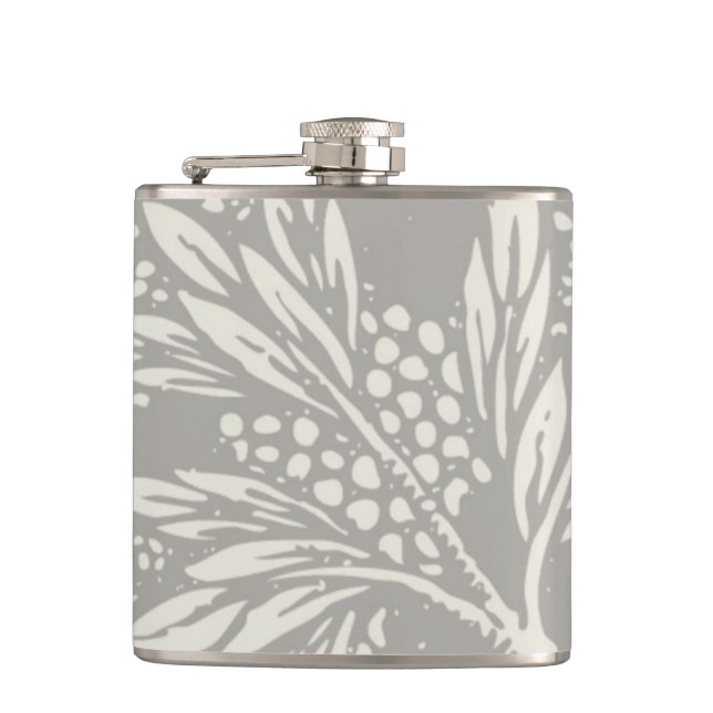 Petaca Modernidad Art Nouveau Sobriedad floral (Anverso)