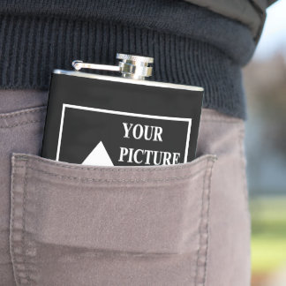 Petaca Moderno y simple Crear su propia imagen Boda