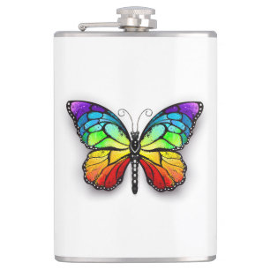 Petaca Monarca de mariposa arcoiris